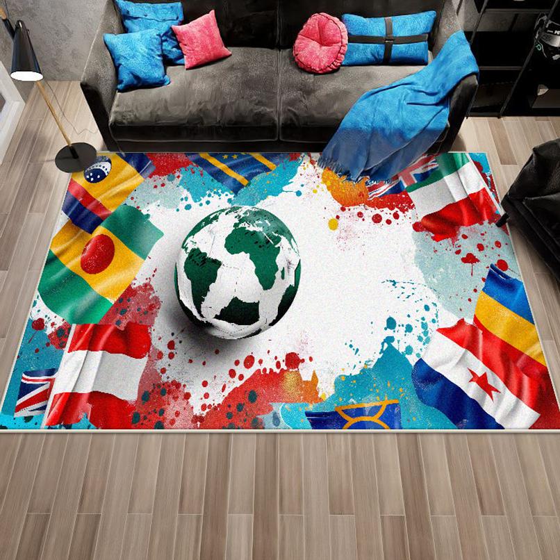 Modern Abstract Style Non-slip Live Room Rug Easy Cleaning Soft Room Decor Lounge Carpet Washable Coffee Tables Mat Customizable