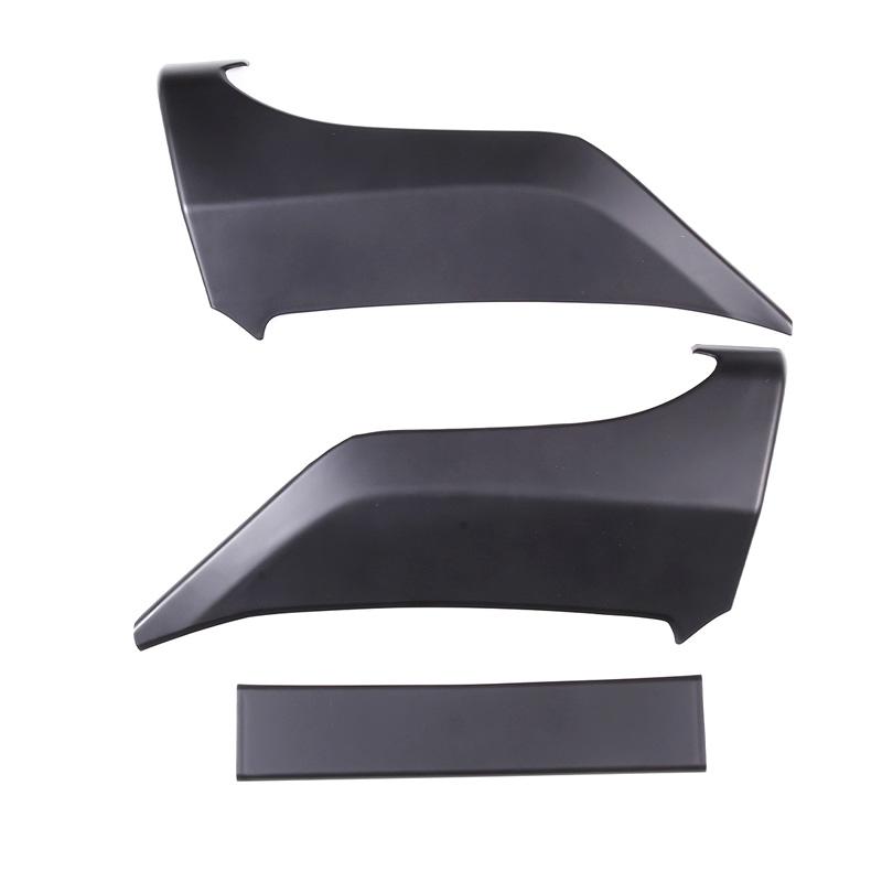 For 2020-2023 Land Rover Defender 90 110 ABS Matte Black car center console knee side panel trim cover sticker car accessories