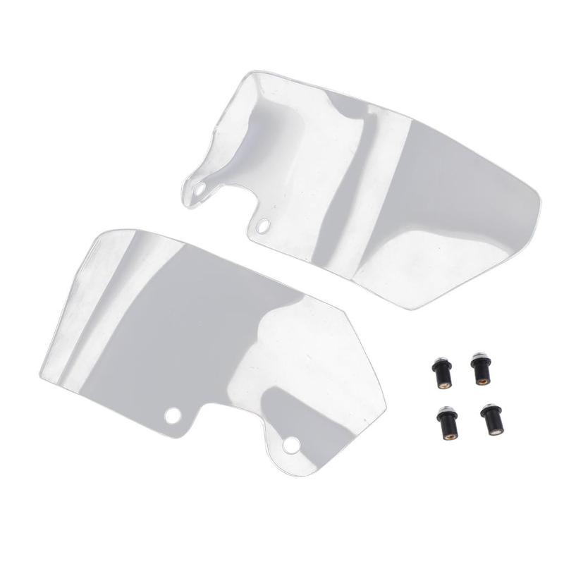 Motorcycle Windsheild Wind Deflectors Scratch Resistant Set for