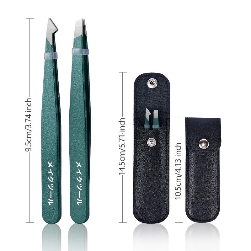 

2/4/6Pcs Beauty Tools Eyebrow Tweezer Stainless Steel Hair Removal Clip for Eyelash Extension Tweezer Colorful Professional Make
