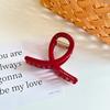 Fashionable Versatile Red Big Hair Claw Clip Ideal For Everyday And Events Special