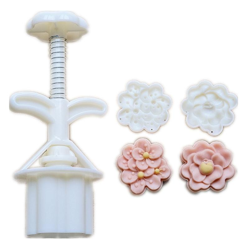 Rose Shape Dessert Press Tool Pastrys Molds Dessert Molds Bakings Molds