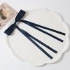Ballet Style 4cm Bow Duckbill Hair Clip - Sweet Ribbon Hair Accessory