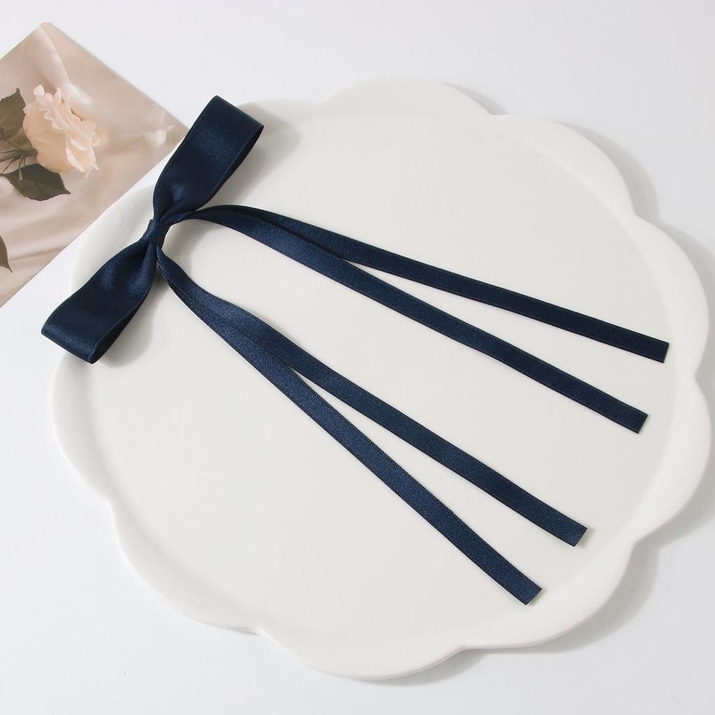 Ballet Style 4cm Bow Duckbill Hair Clip - Sweet Ribbon Hair Accessory