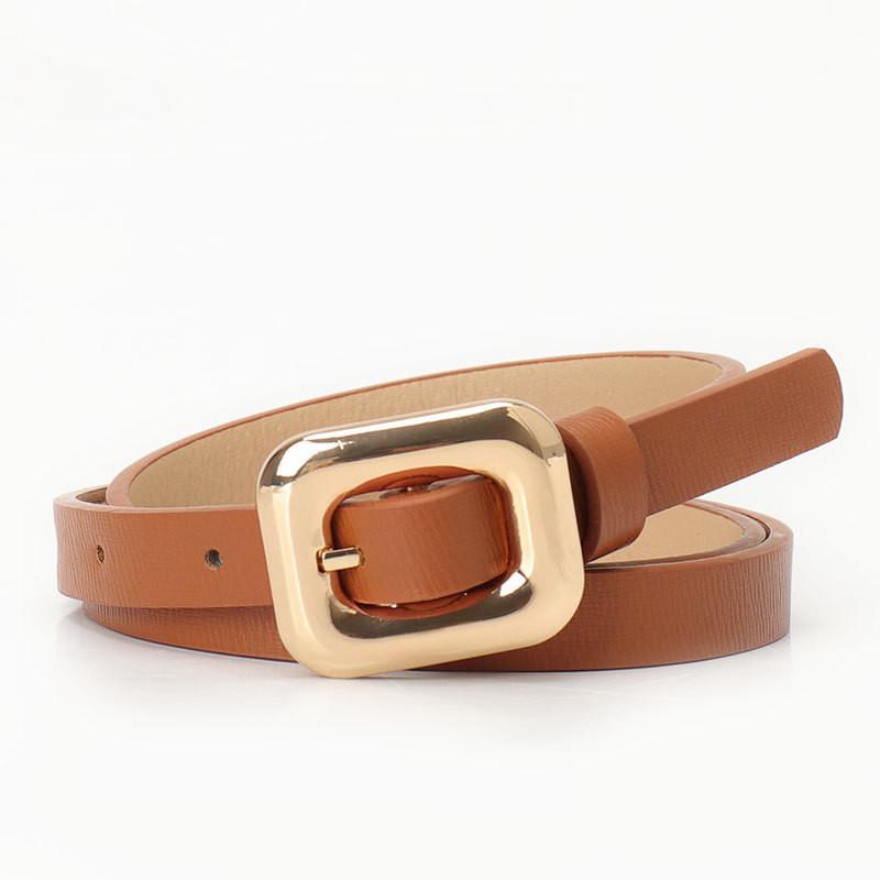 Spring 2025 Womens Alloy Buckle Belt With Minimalist Style For Office Look