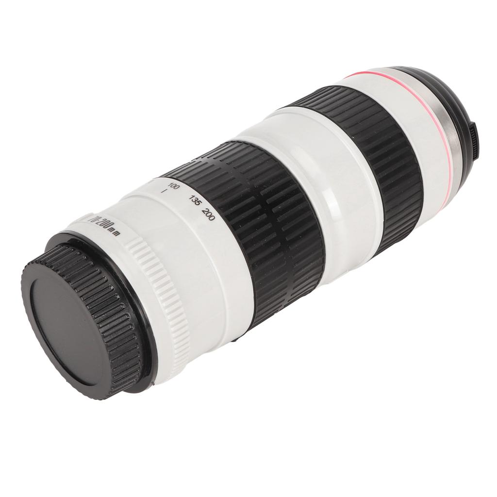 Camera Lens Coffee Mug Stainless Steel Coffee Mugs Sled Lids Photographer Camera Mug Travel Coffee Cup for Men Women