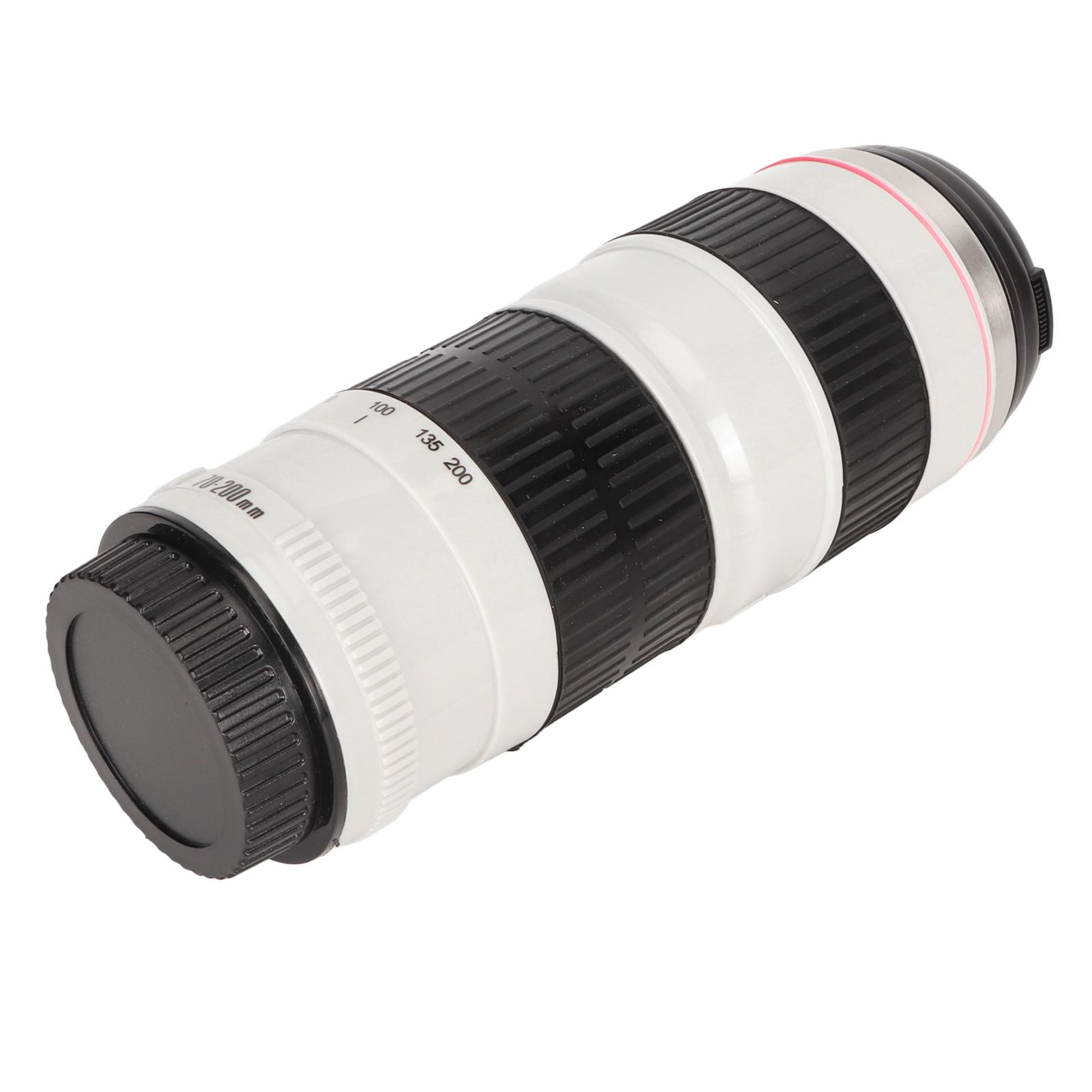 

Camera Lens Coffee Mug Stainless Steel Coffee Mugs Sled Lids Photographer Camera Mug Travel Coffee Cup for Men Women