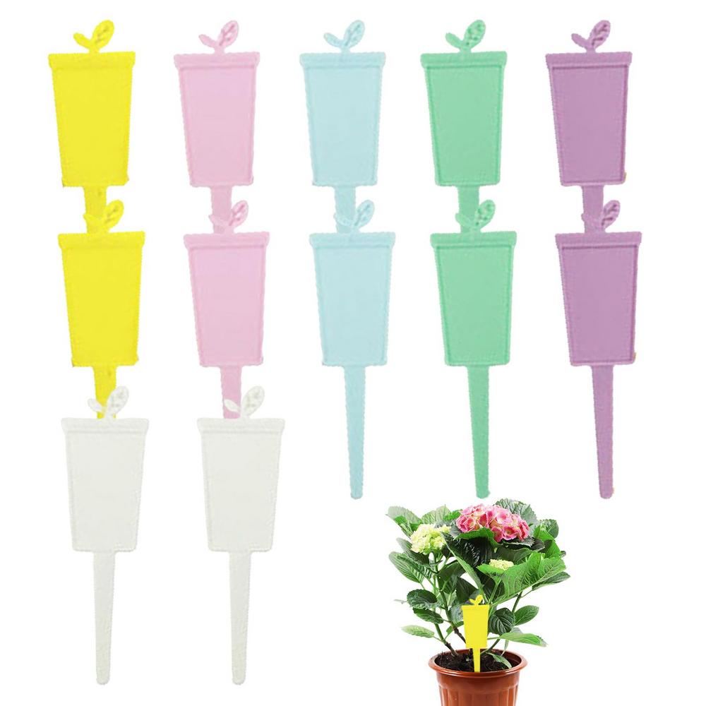

Garden Nursery Tags T-Type Flower Tags 12X Waterproof Indoor Outdoor Garden Decoration For Fruit Trees Flowers червоний