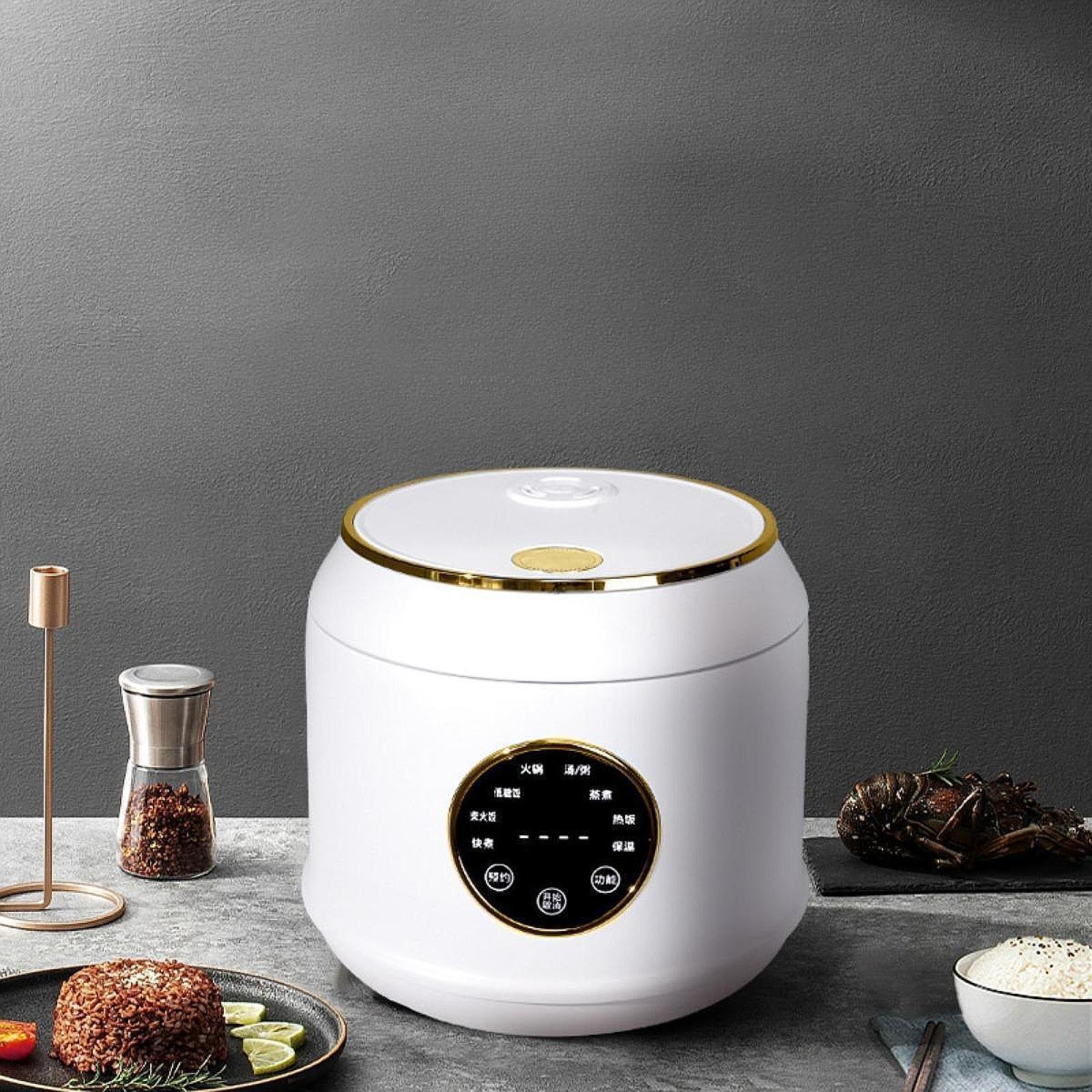 Digital Rice Cooker Small Electric Rice Pot Multipurpose Nonstick Inner Pot 2L