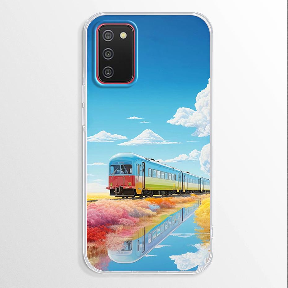 

For Samsung A03s Case A02S Marble Silicone Clear Funda Soft TPU Phone Back Cover for Samsung Galaxy A02s A03s Case A 02s A03 s Samsung A02s