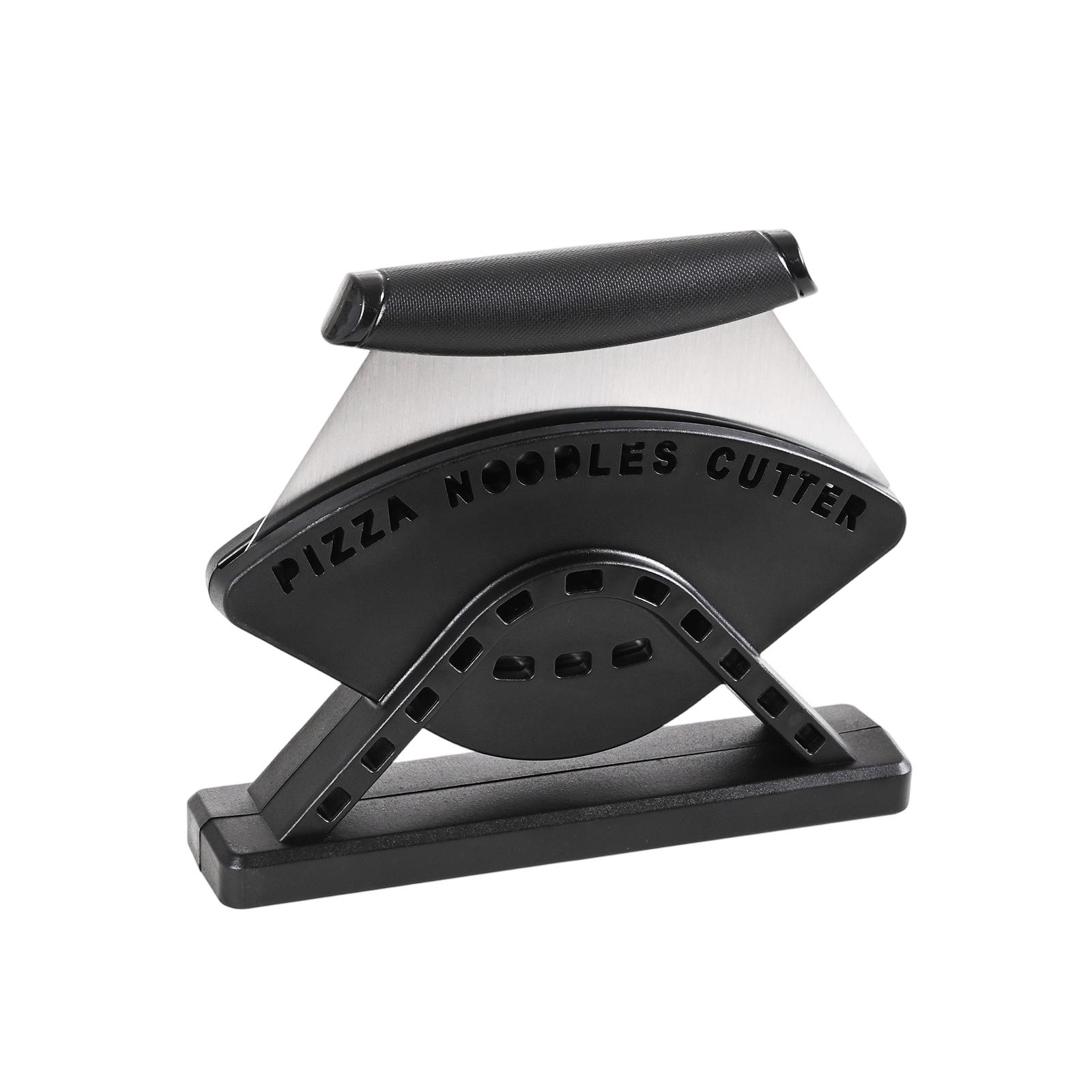 Standing Pizza Cutter With Curved For Easy Cleaning One Size чёрный