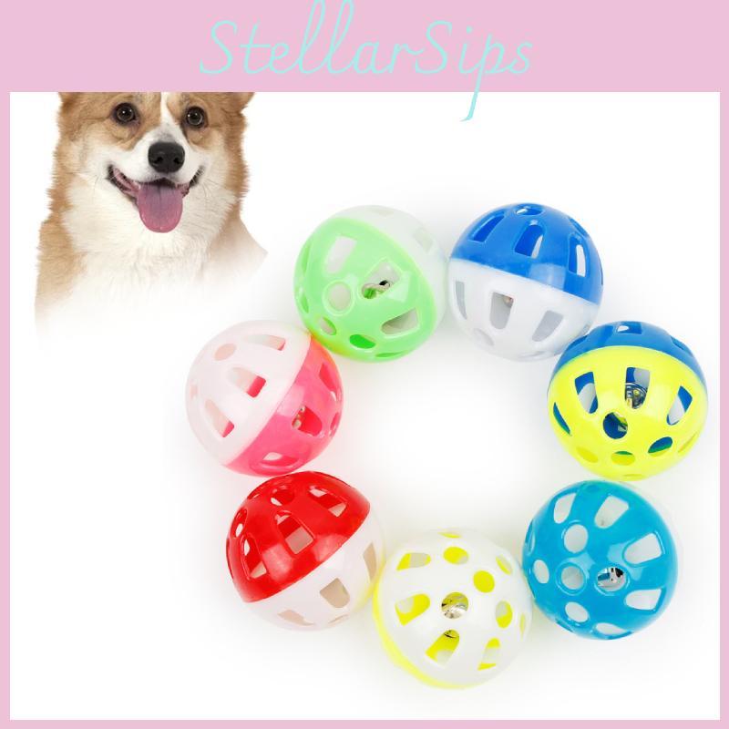 Plastic Cat Balls With Bell And Lightweight Design For Pets
