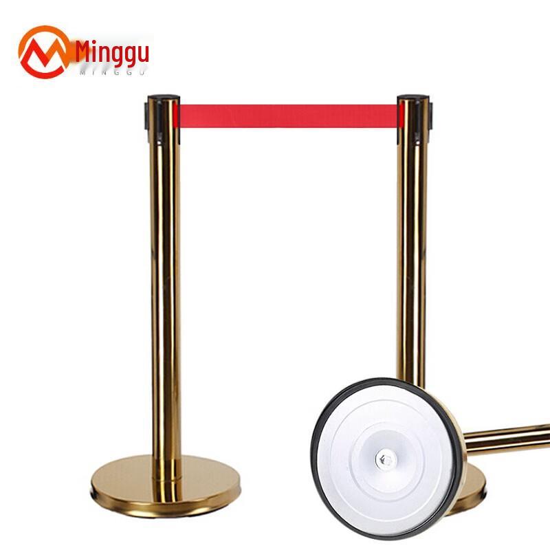 Minggu Ret retractable Queue Barrier Post