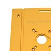 Aluminum Router Table Insert Plate Guide Sliding Brackets 20cm X 24cm/7.87" 9.45" Trimmer Tool for