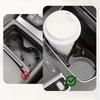 2-Piece Silicone Car Coasters – Non-Slip, Heat-Resistant, Interior Accessories, Gray & Black Options