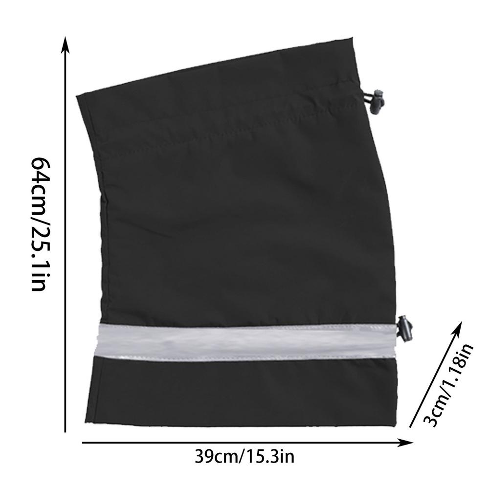 

Dog Earmuffs for Warmth Waterproof Calming Dogs Hooded Earmuffs Adjustable Buckle Dog Collar with Reflective Strip Headband S чорний