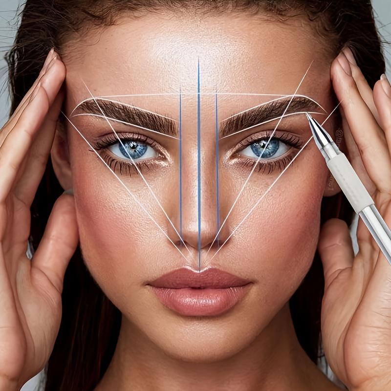 5pcs Professional-Grade Compatible for Microblading & Permanent Makeup Pen - Precision Marking Tool with Replaceable Marking Tips, Tattoo Pencil