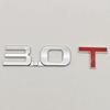 1Pcs 2.0T 2.2T 2.4T 2.5T 2.8T 3.0T Premium Metal Car Sticker Side Fender Rear Trunk Emblem Badge Decals For Any Vehicle