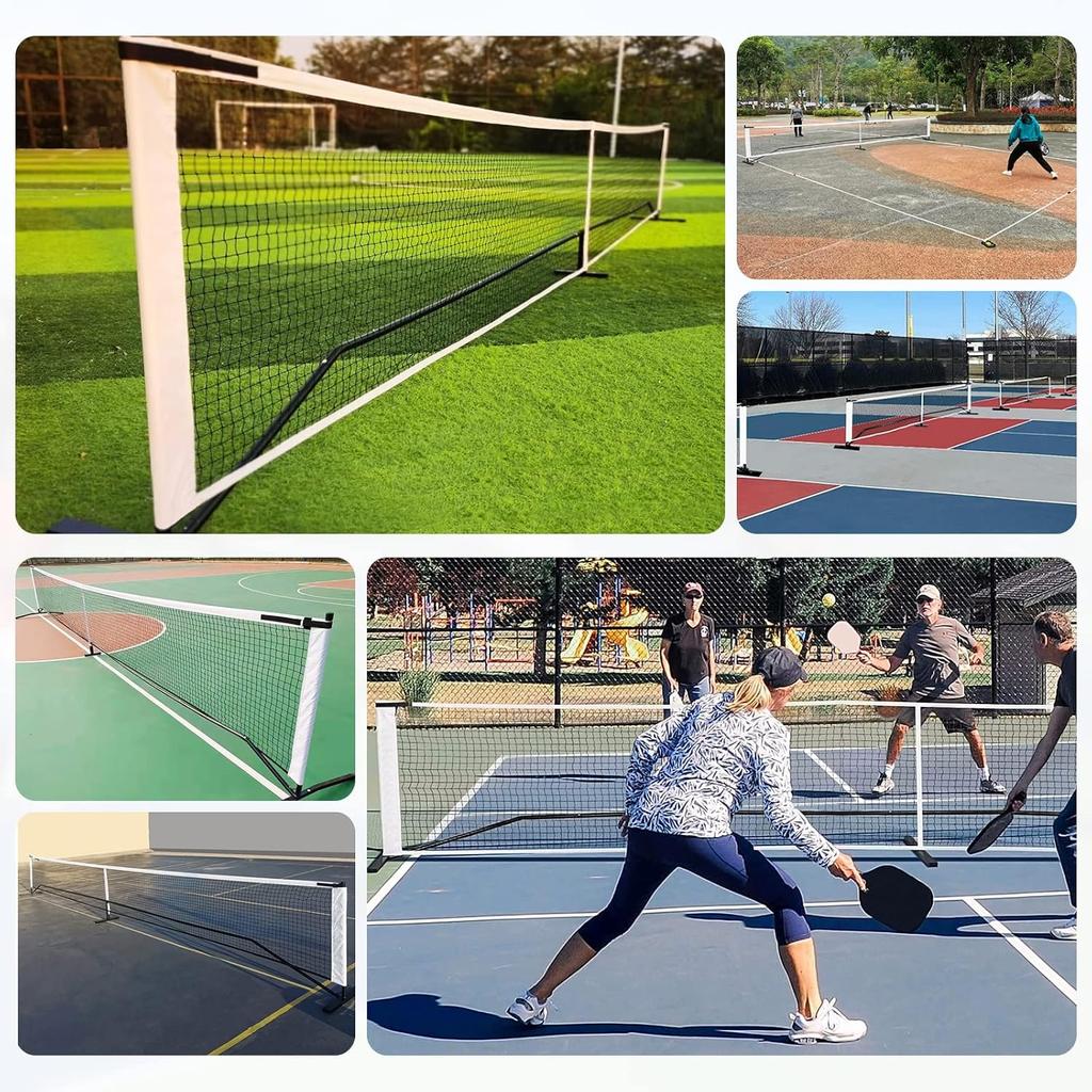 TOBWOLF 22x3ft Pickleball Replacement Net, Indoor Outdoor Pickleball Net for Most Free-Standing Pickle Ball Frame, Official Regulation Size Net for
