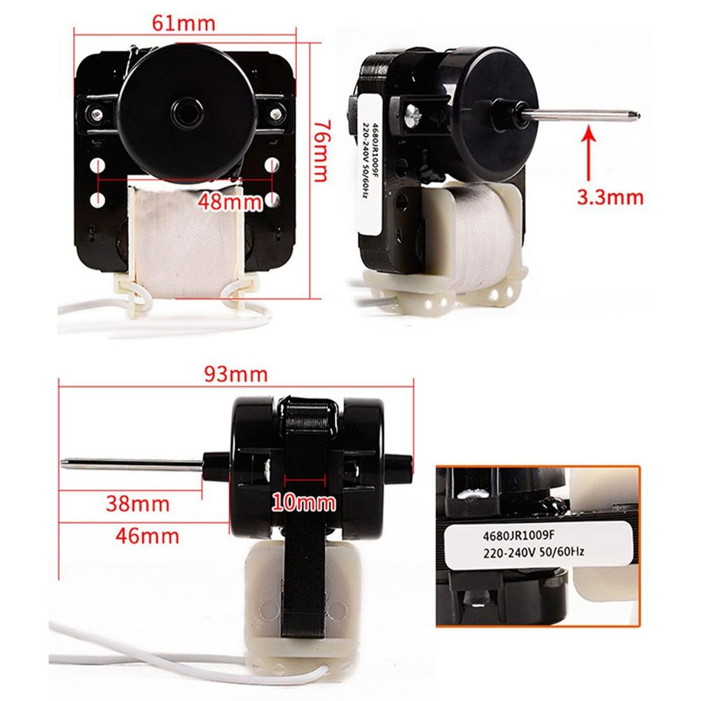 Výměna motoru ventilátoru chladničky 220V-240V 50-60Hz