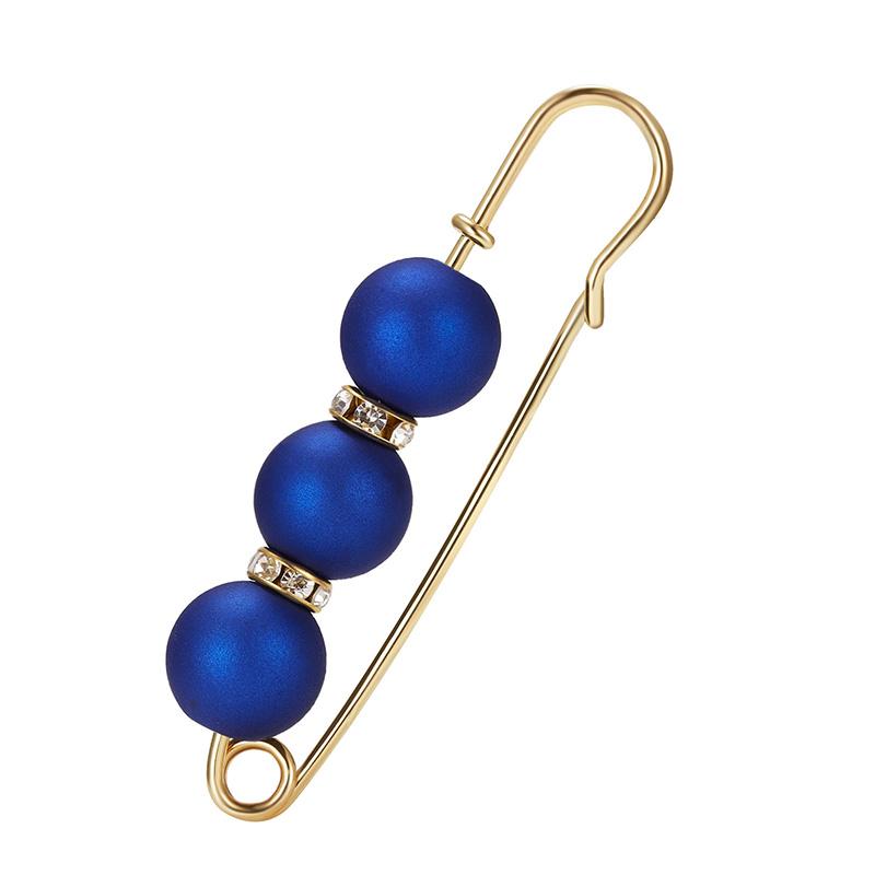 1PC Elegant Simulated Pearl Women Jewelry Accessories Brooches Clothing Ornament Rhinestone