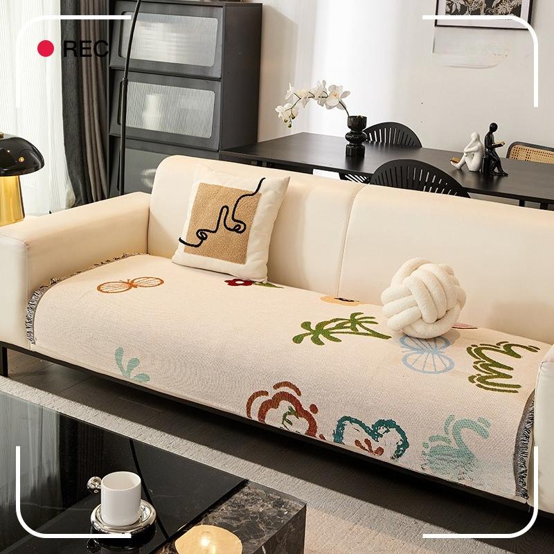 Simple And High-End Sofa Towel One-Piece Autumn And Winter Sofa Cover Universal Sofa Cushion For All Seasons Anti-Cat Scratch Sofa Cover