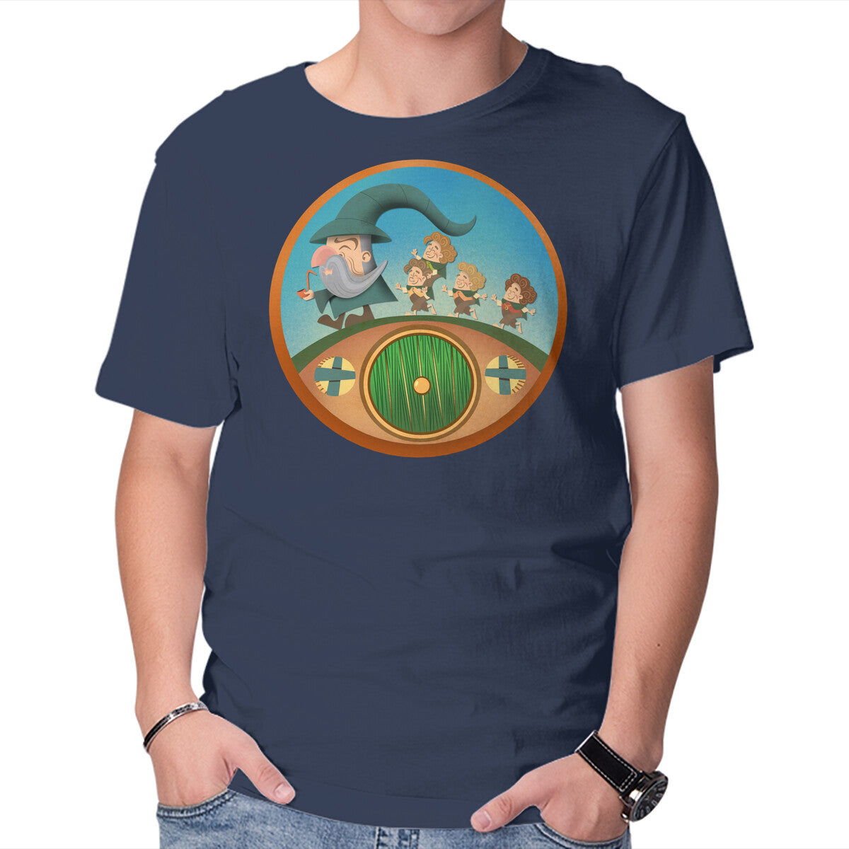 Unisex Crew Neck T-Shirt The Road Goes On Graphic Short Sleeve Casual Tee XS