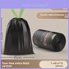 Household Heavy Duty Drawstring Trash Bags With Handles For Kitchen And Home Use