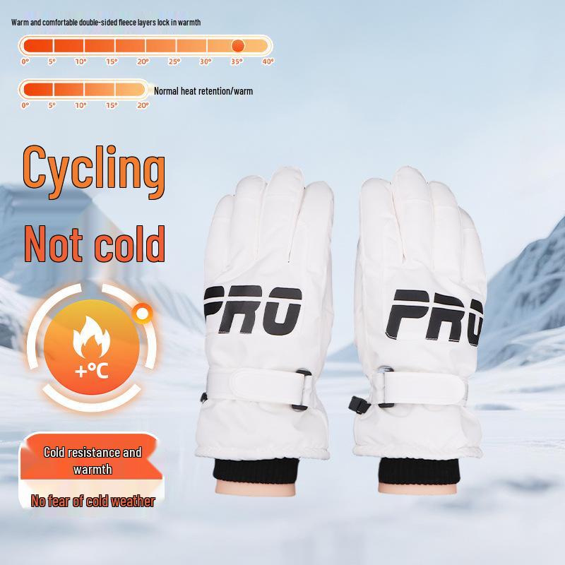 Water-Repellent Windproof Touchscreen Winter Gloves: Durable, Non-Slip for Cold-Weather Activities