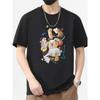Funny Meme Cats T-Shirt Men's Women Casual Crew Neck Loose Fit Tee Text Cute Cat Print Top for Summer Daily Wear