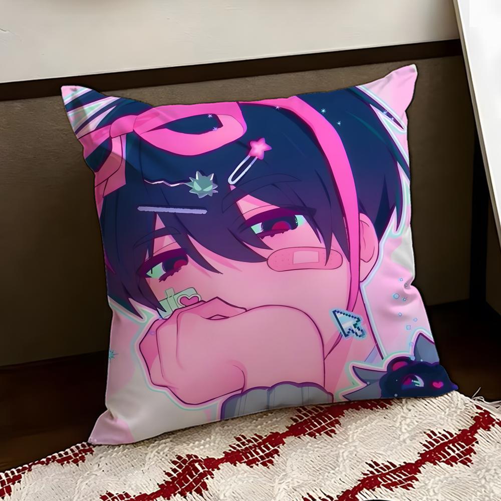 Alien Anime SStage Cushion Cover Reversible Soft Durable Pillow Cover Home  Car MultiScene Use for Daily Comfort