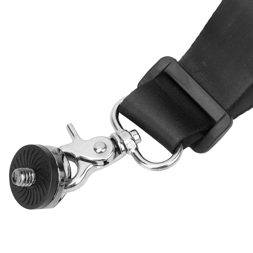 Handhold Ballhead Safety Neck Strap and 1 4 inch Screw Base for DJI Osmo Mobile 3 2black