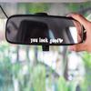 Self-Adhesive Car Mirror Stickers Vinyl Auto Mirror Stickers New Car Window Decal