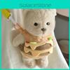 Teddy Clothes Burger Bear Plush Toy Outdoor Backpacks Children Cartoon Cute Doll