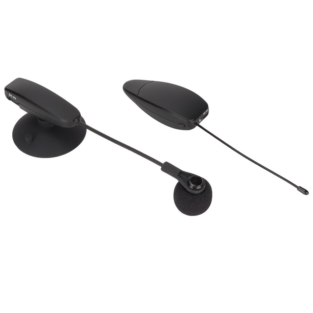 Wireless Instrument Microphone Omnidirectional UHF Clip Condenser Mic for Horns Trumpets Clarinets