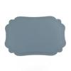 Manteles Individuales de PVC Resistentes al Calor con Bordes Decorativos Festoneados Estilo Nórdico para Decoración Festiva, Fiestas, Comidas Diarias