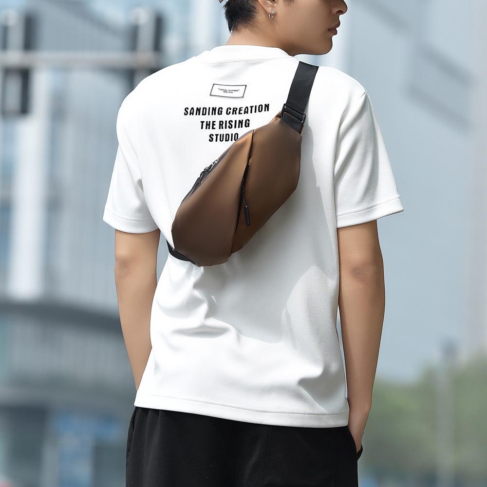 Men's Versatile Crossbody Chest Bag - Functional, Fashionable, Casual Commuter Waist Bag