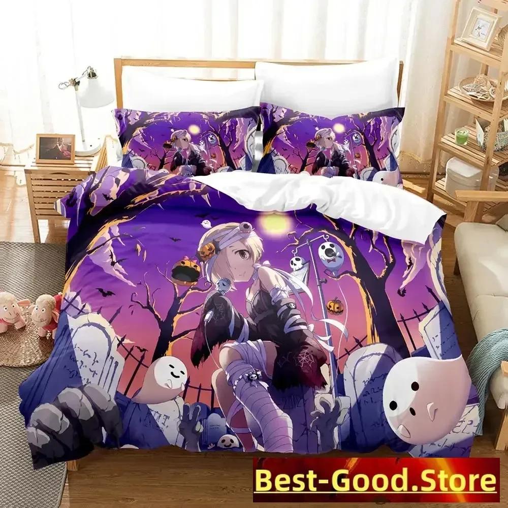 New THE iDOLM@STER Cinderella Girls Starlight Stage Bedding Set Cartoon Anime three-piece set Adult Kid Bedroom Duvetcover Sets