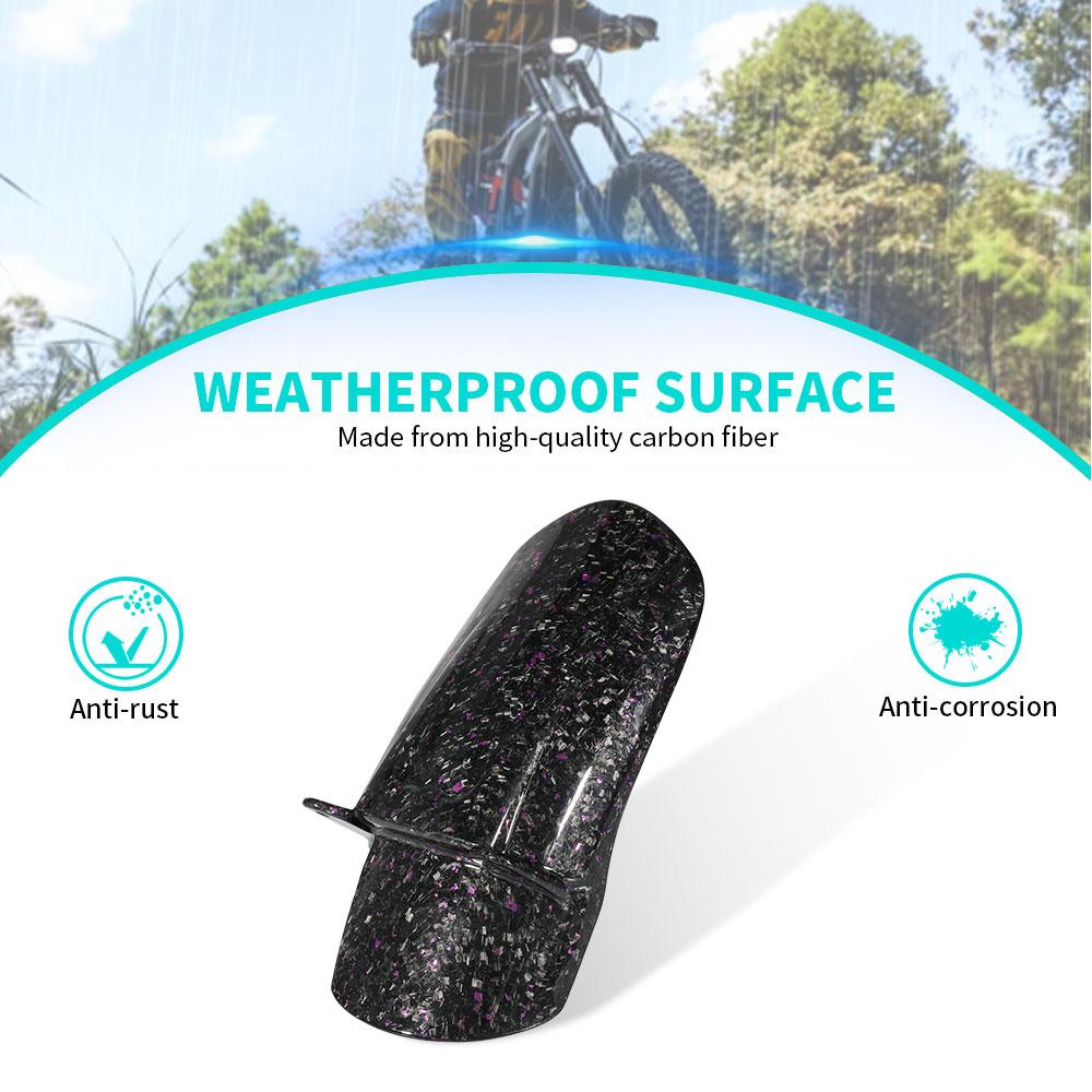 Funparts Motorcycles Rear Fender Carbon Fiber Mudguard Wheel Protection For Surron Lightbee S/X Segway X160 X262 Electric Bike