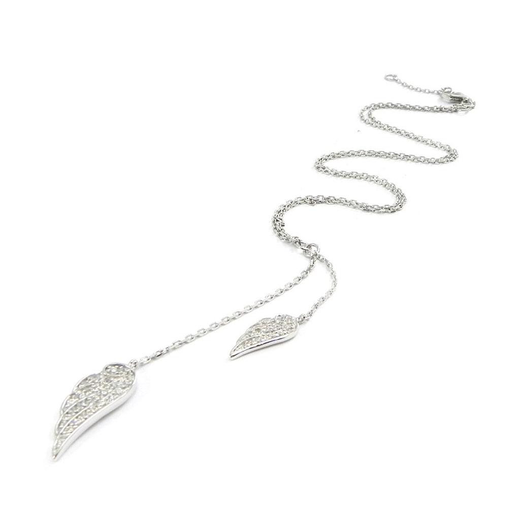 

Les Trésors De Lily [I3916] - Серебряное ожерелье «Крылья ангела»