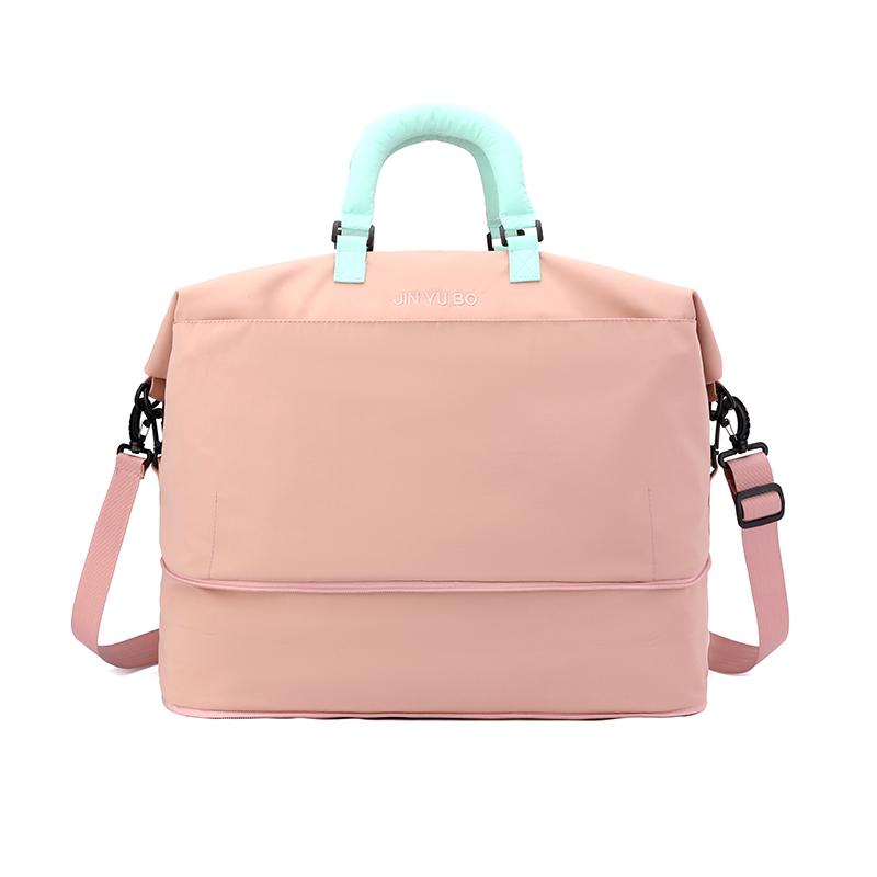 Outdoor Short-Distance Travel Bag Shoulder Luggage Bag Dry and Wet Separate Sports Fitness Bag