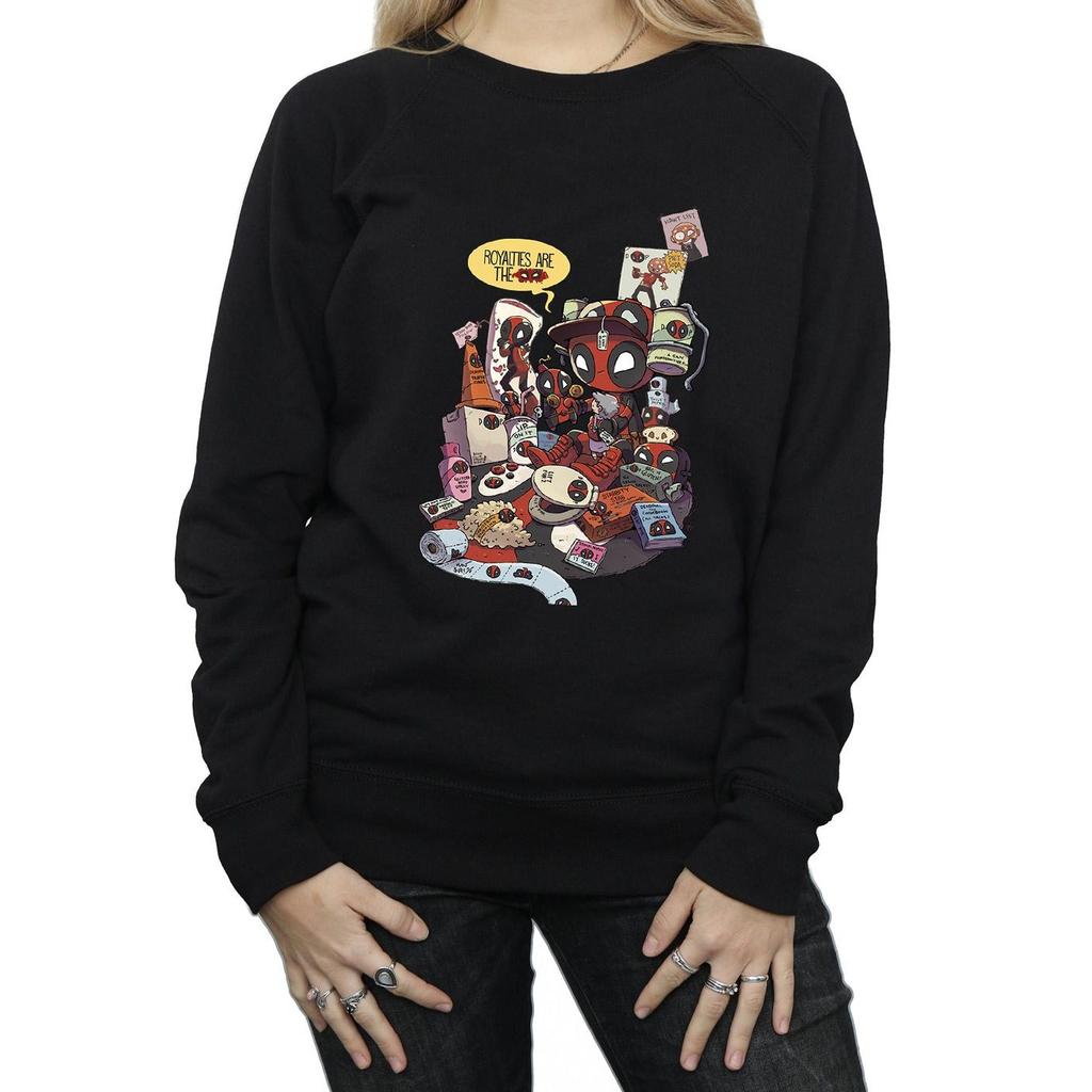 Marvel Dámská/Ladies mikina Deadpool Merchandise Royalties