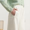 Sancai 2026 Spring High-Waist Loose Straight Leg Drape Casual Pants