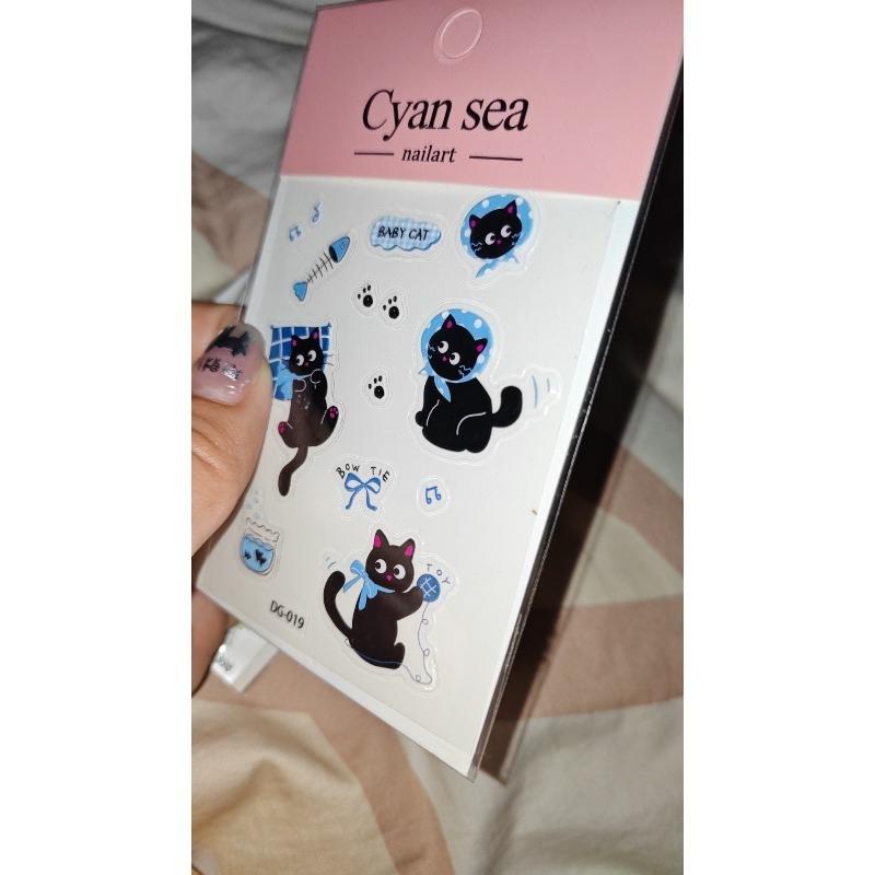 Ballet-style Baby Cat Flat Sticker - Three-dimensional  Cute and Seamless CCD Mobile Phone and Computer DIY Sticker