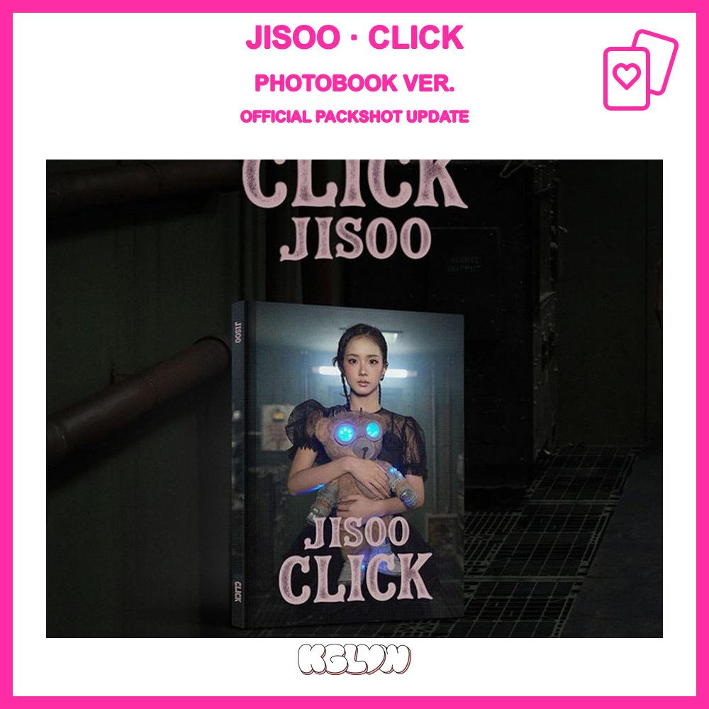 JISOO CLICK FOTOĞRAF KİTABI Sürüm. Resmi K-POP CD'si