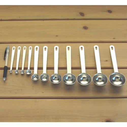 Nagao Tsubame-Sanjo Extra Thick Measuring Spoon, 15cc, 18-8 Stainless Steel, Made in Japan