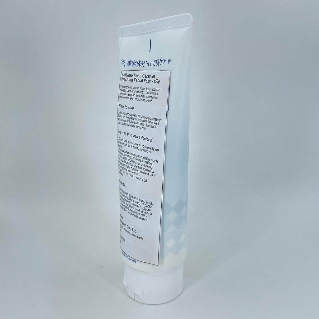 Softymo Facial Cleansing Foam W Ceramide Facial Cleansing 150g