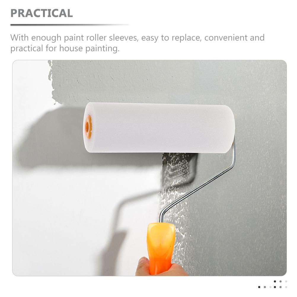 10 pcs Sponge Paint Roller Small Paint Roller Covers Replacement Paint Roller Nap