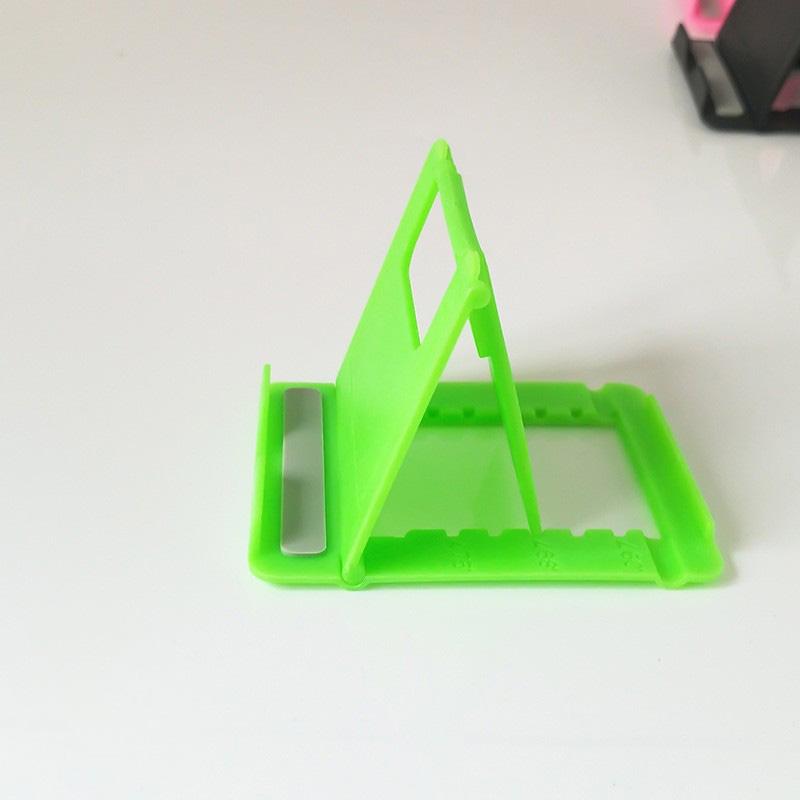 Folding Mobile Phone Holder Mini Adjustable Creative Portable Universal Folding Plastic Phone Holder Tablet Computer Stand For