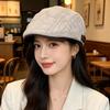 Forward Hat Women's Autumn and Winter Fashion Versatile Face Little Spice Girl Fashionable British Retro Casual Beret Autumn Tide